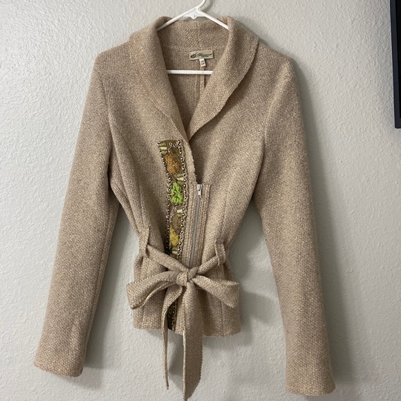 Blumarine Jackets & Blazers - Blumarine Made in Italy Vintage Wool and Cashmere Coat Size 44/US 8